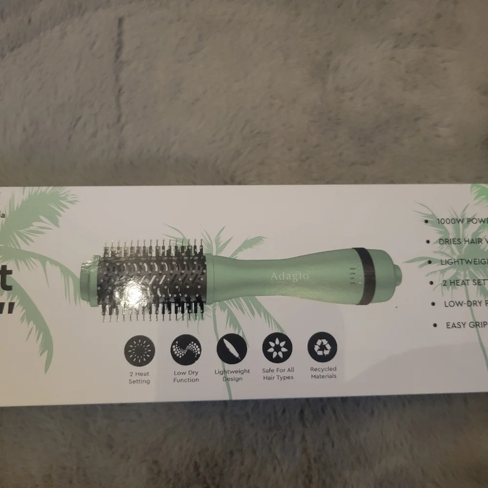 Adagio Professional Blowout Brush, 2", Seafoam Green - Picture 12 of 12